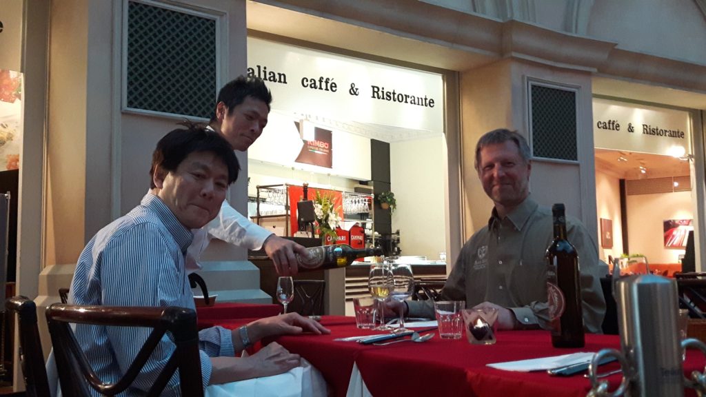 Spirit Hills owner Hugo Bonjean in Japan